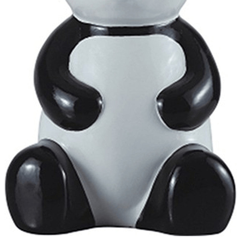 14ï¿½ Panda Ceramic Table Lamp With White Shade