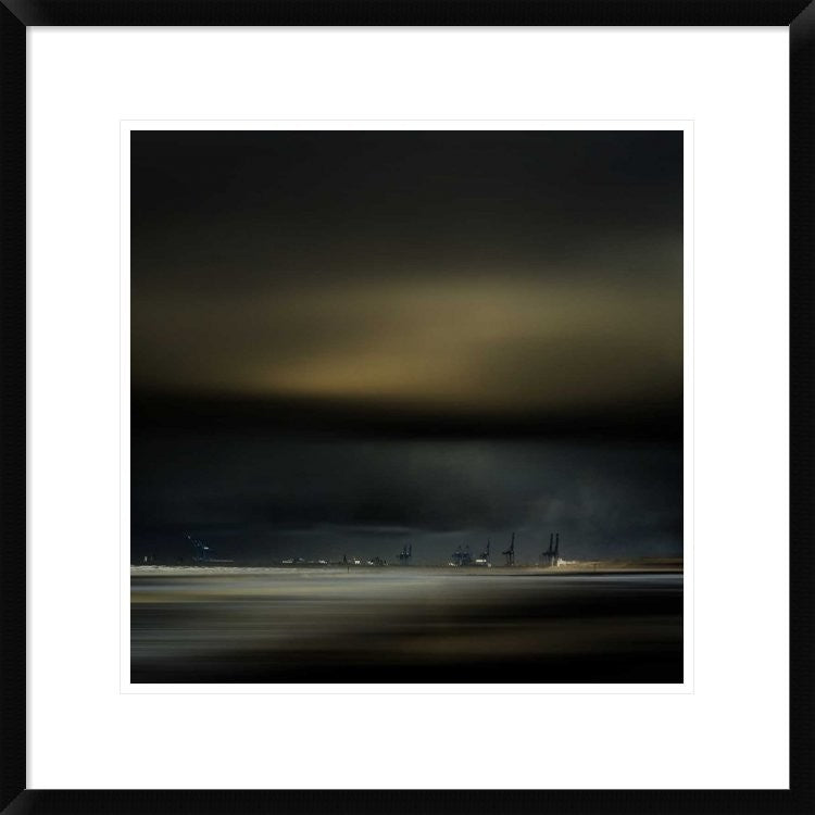 "Northern Wind" Framed Digital Print by Piet Flour, 24x24"
