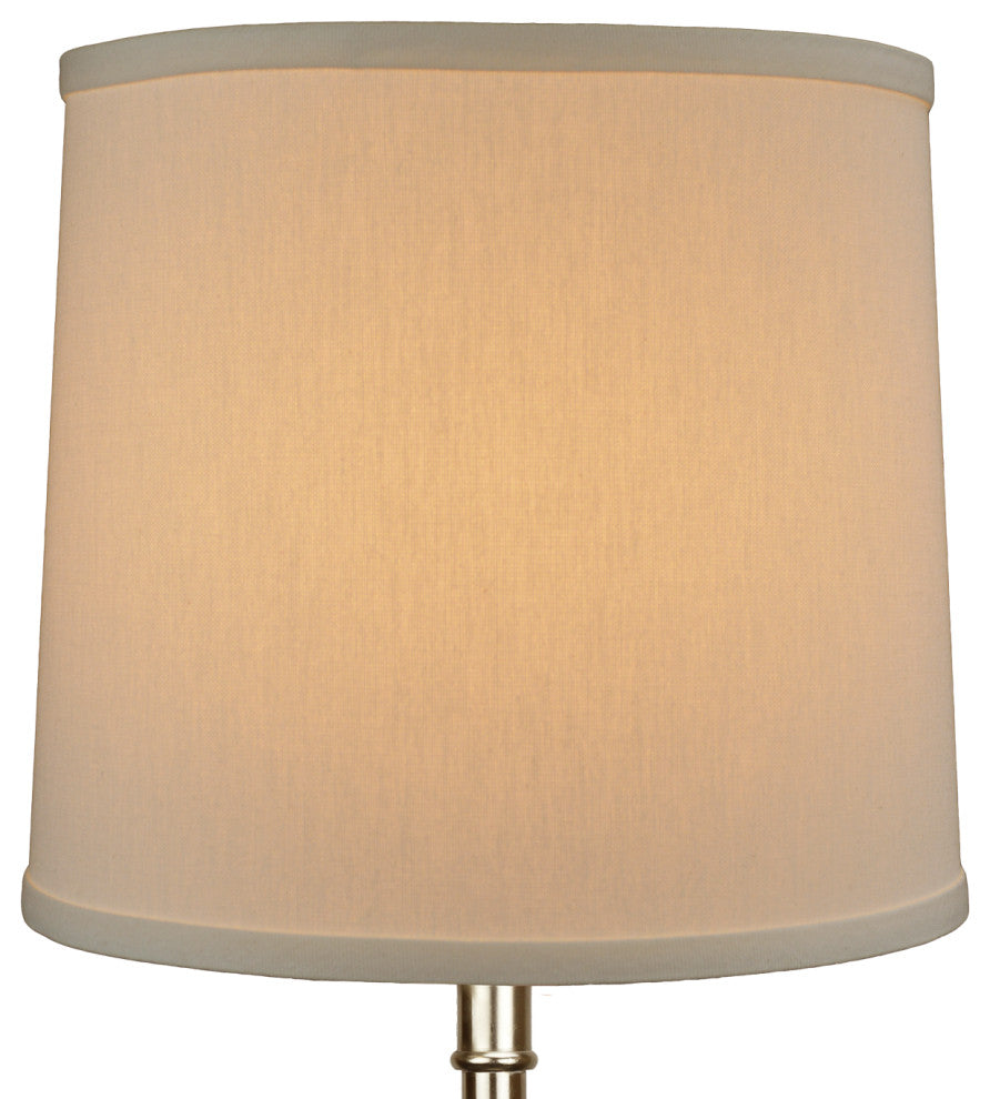 Fenchel Shades 10"x11"x10" Spider Attachment Empire Lamp Shade, Linen Cream