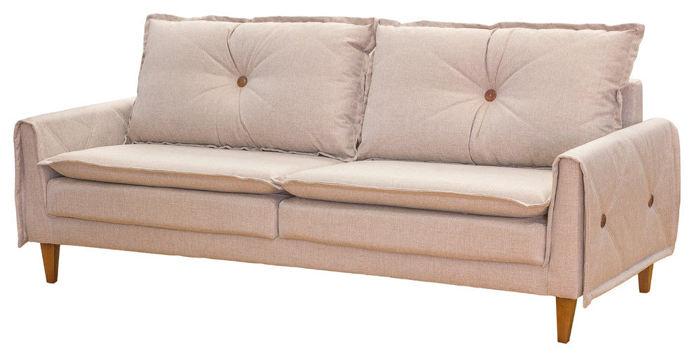 Contemporary Miami Sofa, Oatmeal