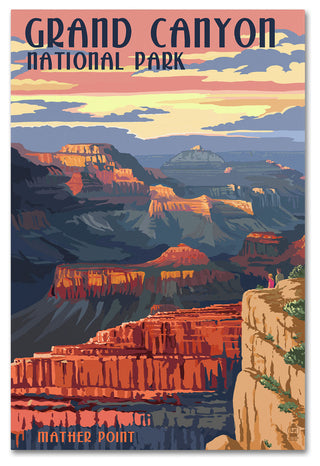 Lantern Press 'Grand Canyon' Canvas Art, 12" x 19"