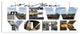 New York City Graphic Montage, Cityscape Canvas Art Print, 70"x28", 6 Panels