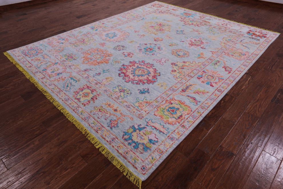 8' 5" X 10' 5" Turkish Oushak Handmade Wool Rug - Q14844