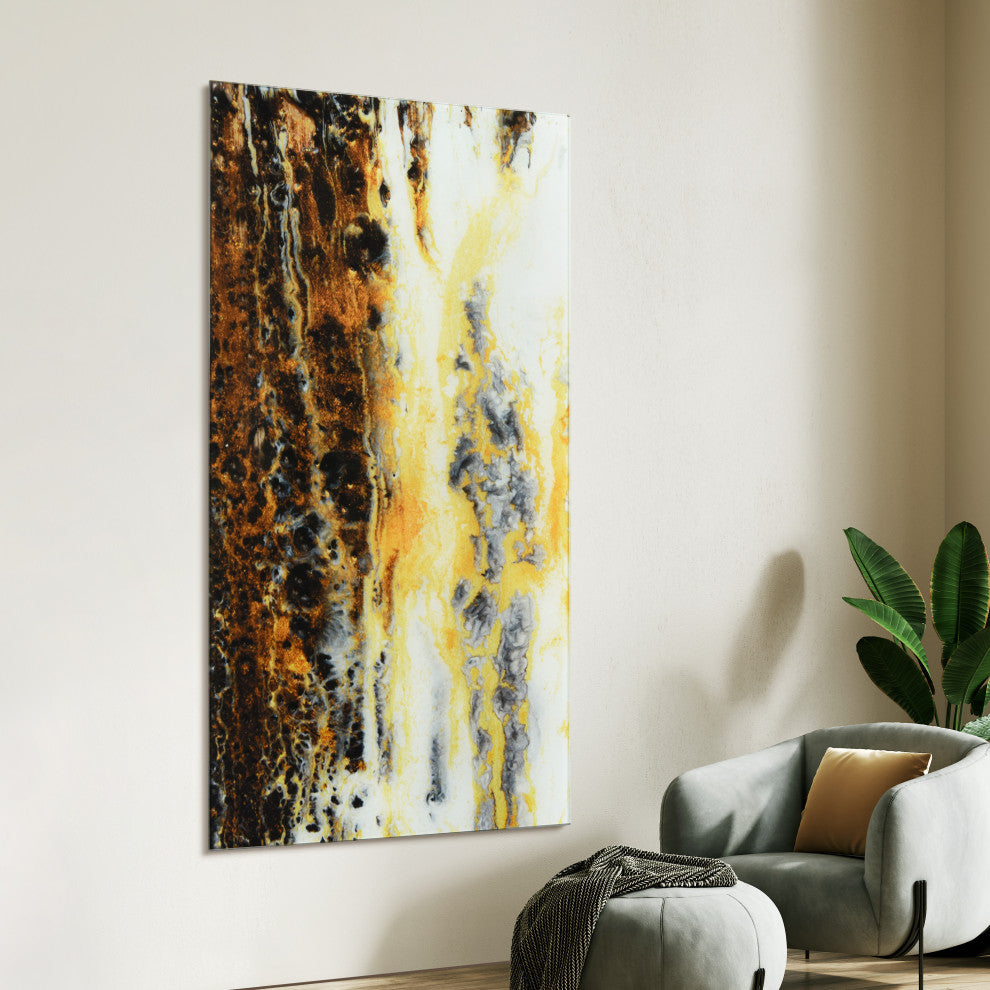 "Granite" Frameless Free Floatingtempered Glass Wall Art, A