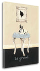 "Le Growl" By Emily Adams, Giclee Print on Gallery Wrap Canvas, Ready to Hang