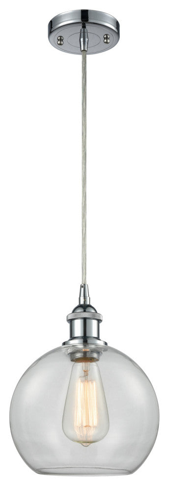Innovations Lighting 516-1P-PC-G122-8-LED Athens 1 Light 8" Mini Pendant