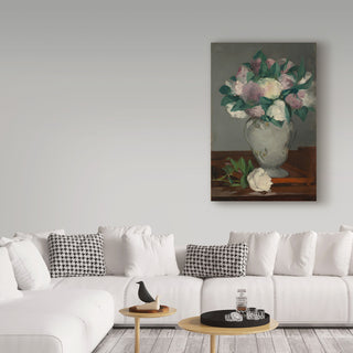 Edouard Manet 'Peonies' Canvas Art, 47"x30"