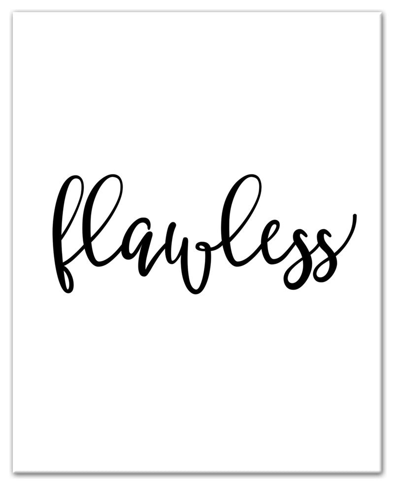 Flawless 8x10 Canvas Wall Art