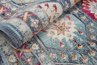 Noori Rug Low-Pile Roderick Grey/Pink Rug