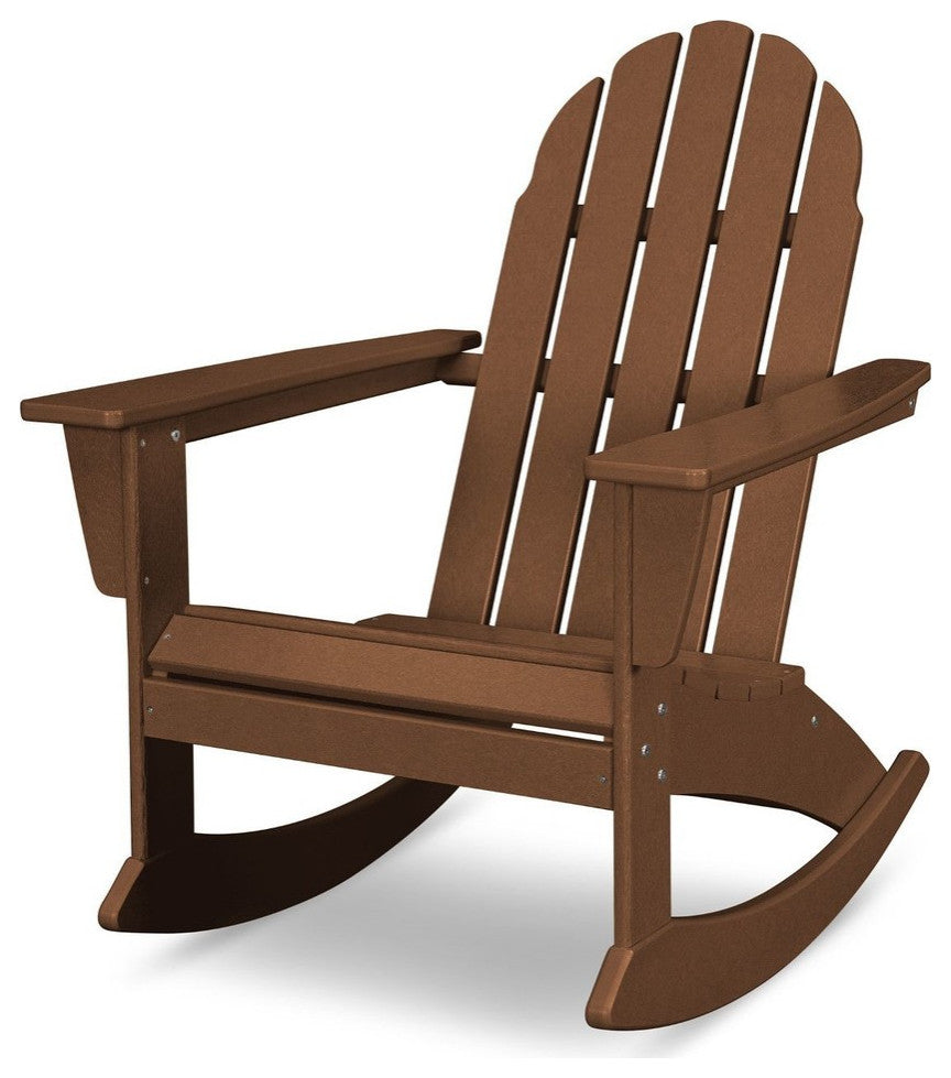Vineyard Adirondack Rocking Chair, Teak