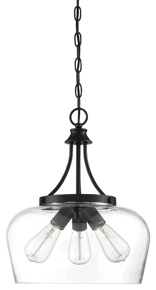 Savoy House Octave Three Light Pendant 7-4034-3-BK
