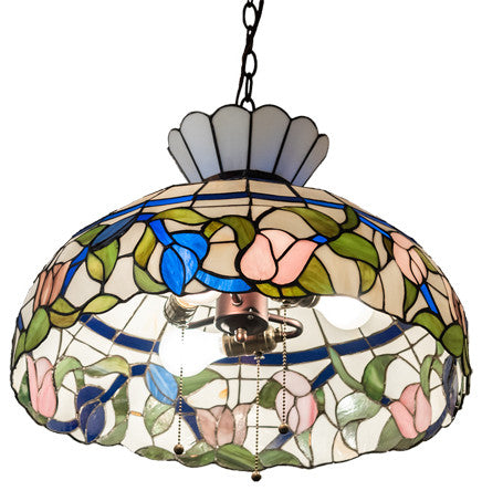 Meyda Lighting 231154 20" Wide Rose Vine Pendant