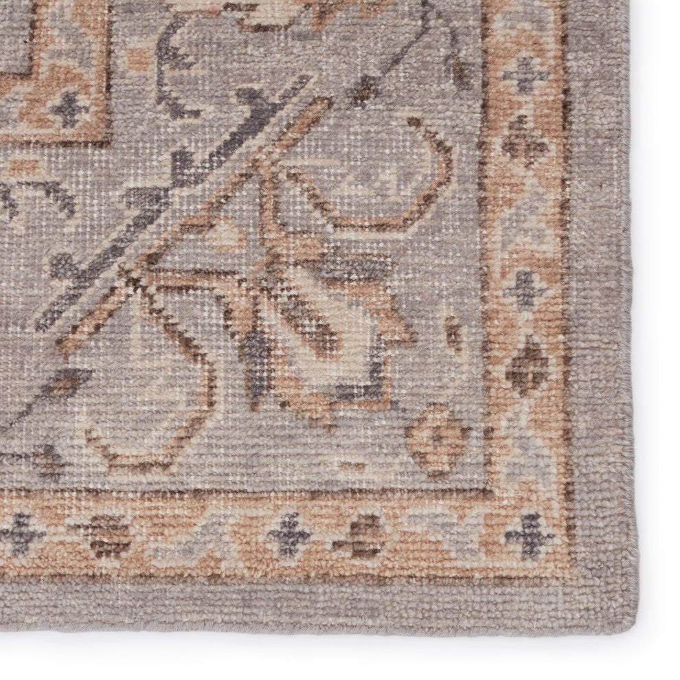 Jaipur Living Wyndham Hand-Knotted Trellis Light Gray/ Tan Area Rug, 10'x14'