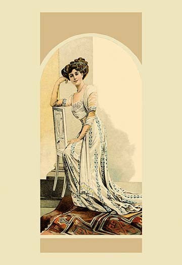 A Lady of Distinction - Gallery Wrapped Canvas Art 28" x 42"