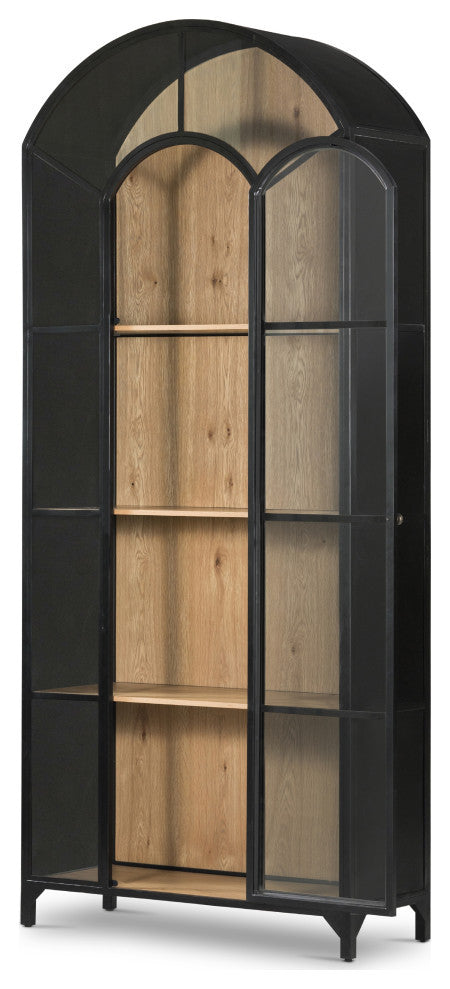 Belmont Cabinet Oak-Black