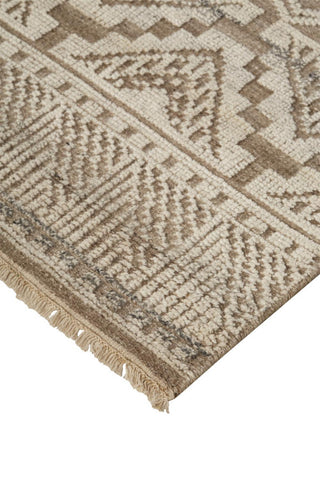 Eckhart Nomadic Diaimond Pattern Rug, Ivory, 2'6"x8'