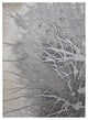 Oria Industrial Abstract Area Rug, Gray/Silver/Ivory,  9'2"x12'