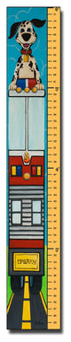 ''6 Foot Growth Chart, Growth Spark'' Canvas Art by Sylvia Masek