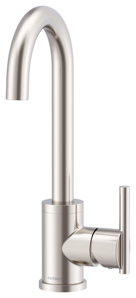 Parma Single Handle Bar Faucet, Stainless Steel