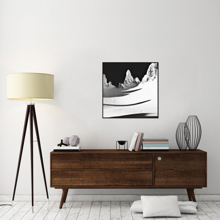 "Small And Big" Framed Canvas Giclee by Asmund Keilen, 31x31"