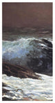 "Sunlight On The Coast (center)" Digital Paper Print by Winslow Homer, 14"x26"