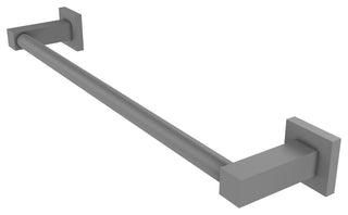 Montero Contemporary 18" Towel Bar, Matte Gray