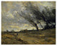"A Gust of Wind" Digital Paper Print by Jean-Baptiste-Camille Corot, 24"x19"