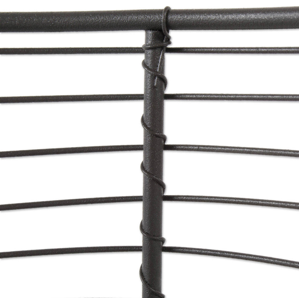 Vintage Wire Paper Towel Holder Grey
