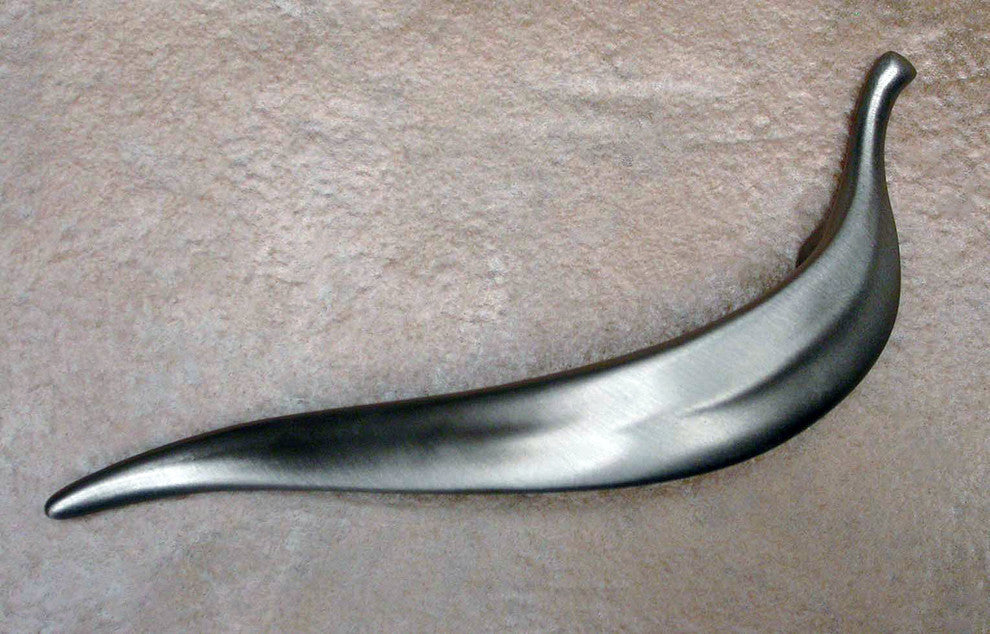 Eucalyptus Leaf Pull, Antique Bronze, Left