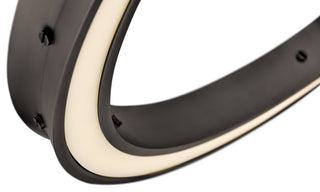 Fredrick Ramond FR41475 Althea 26"W LED Ring Chandelier - Lacquered Brass