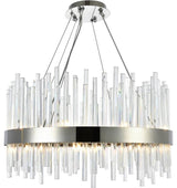 Elegant Lighting Dallas 16 Light Royal Cut Crystal Chandelier in Chrome