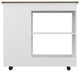 Kitchen Cart Kamizaze, Kitchen, White / Dark Brown