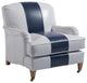 Sydney Leather Chair With Brass Caster