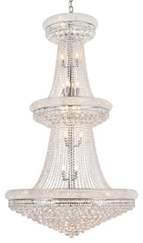 Elegant Lighting V1800G42/RC Primo 38 Light 42"W Crystal Empire - Chrome
