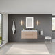 The Wynn Bath Vanity, Oak, 48", Single Sink, Wall Mount, Drawers/Doors