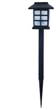 Pure Garden Outdoor Lights, Black, Set of 6
