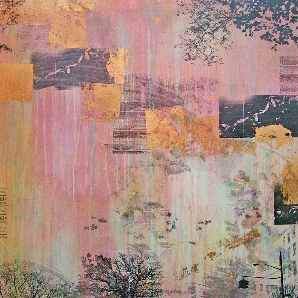 "Spring Cyclone" Painting Print on Canvas by Tracy Silva Barbosa