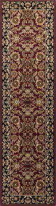 Cambridge 7301 Red, Black Kashan, 20"x31"