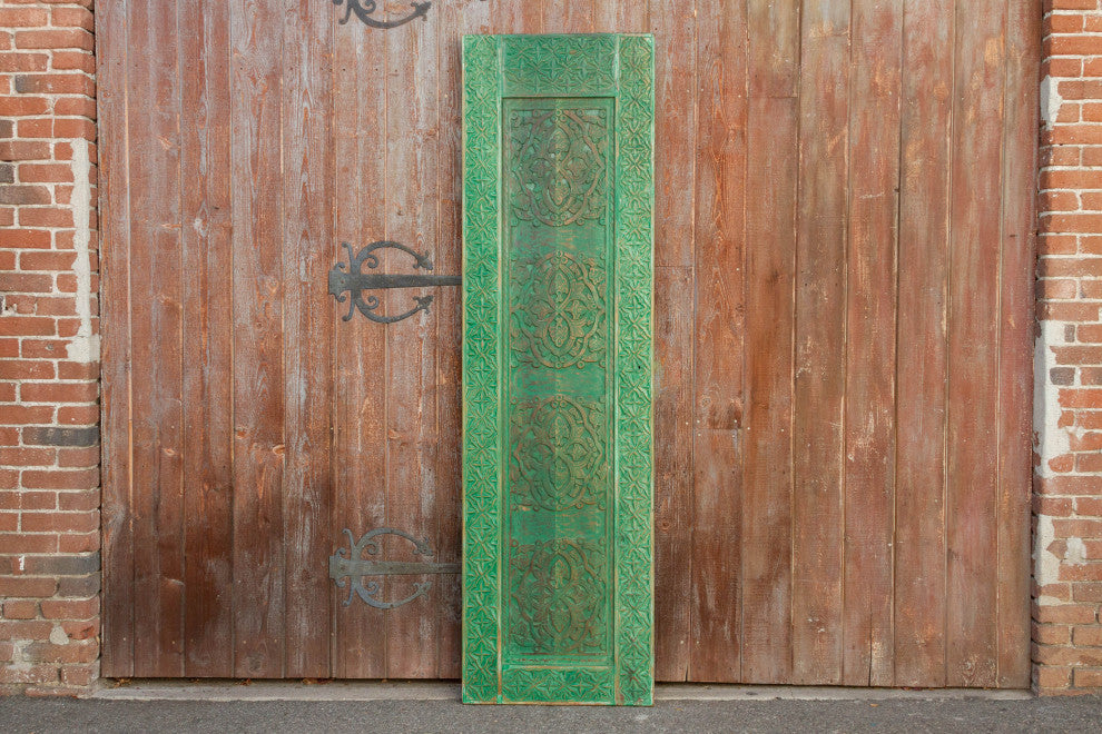 Floral Gubari Carved Door Panel