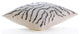 White Decorative Pillow Covers 18"x18" Silk, Sequin Whirlpool