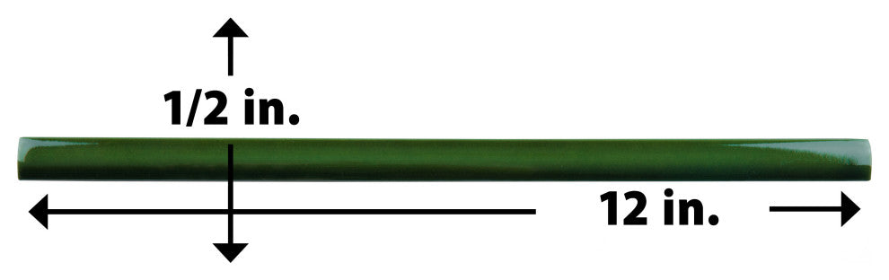 Viva Antic Verde Ceramic Wall Trim, Verde