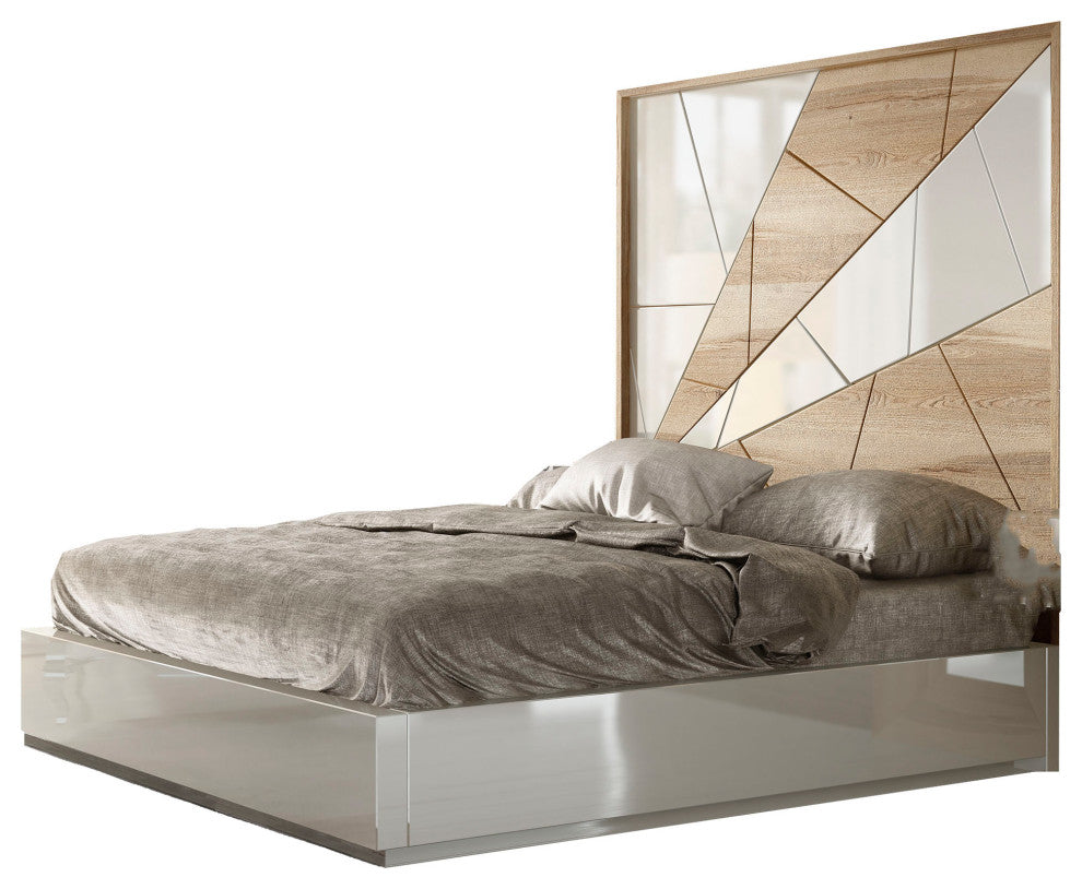 London Bedroom 32, Hight Gloss, Queen, Set2