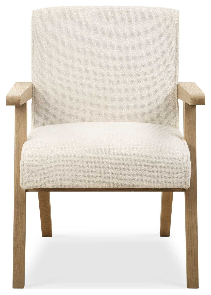 Uttermost Blakely White Dining Arm Chair