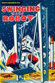 Swinging Baby Robot- Canvas Poster 20" x 30"