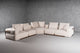 Divani Casa Simone Modern Off-White Fabric Sectional Sofa