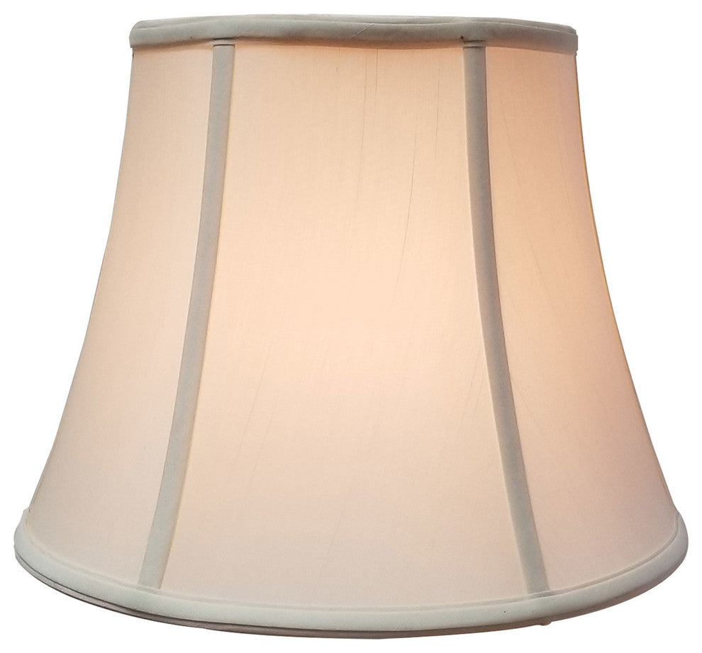 Royal Designs Modified Bell Lampshade, Eggshell, 10.5x17x13.5, Washer
