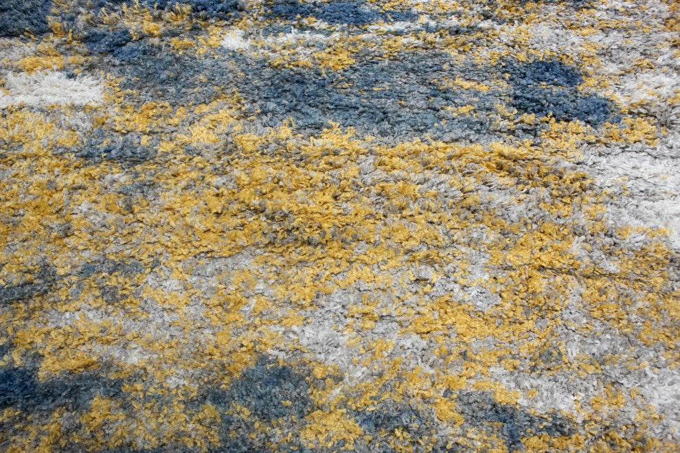 Noori Rug Shag Madison Blue/Gold Rug