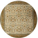 Ahgly Company Indoor Round Traditional Area Rugs, 4' Round
