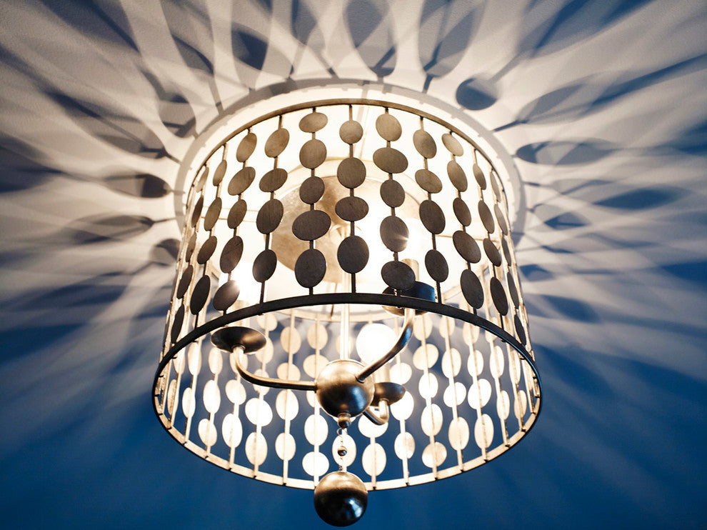 Crystorama 546SA Six Light Chandelier Layla Antique Silver