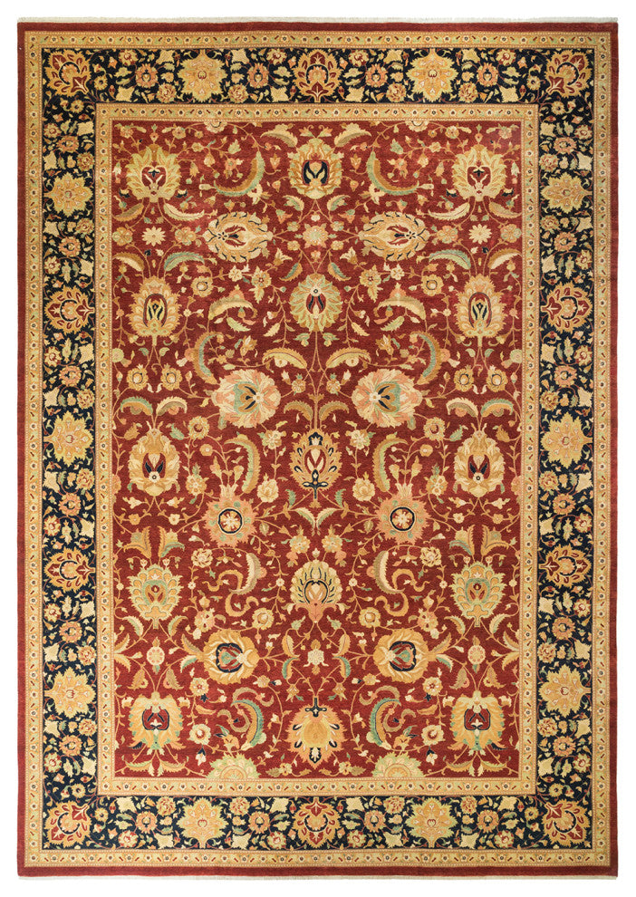 Mogul, One-of-a-Kind Hand-Knotted Area Rug Orange, 12'3"x17'4"